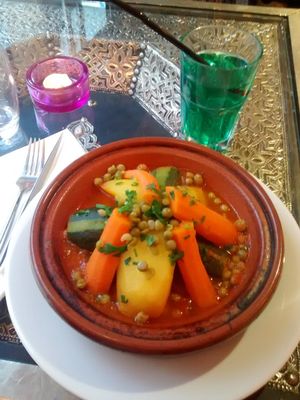 Vegan tajine at Le Touareg at Le Touareg in Colmar