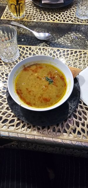 Lentil soup / Linsensuppe at Le Touareg in Colmar