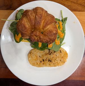 Breakfast Sammy at The Dusted Cup in Portland