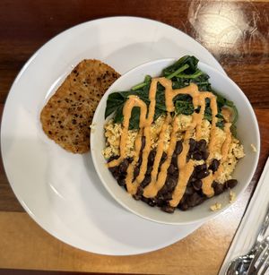 Tofu scramble  at The Dusted Cup in Portland