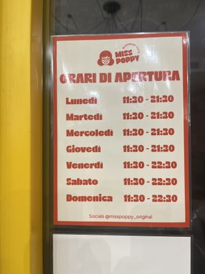   at Miss Poppy in Padua