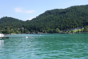 The Lake Klopein at Loving Hut Pension in St Kanzian