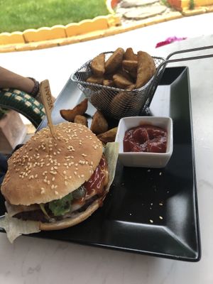 Mountain burger  at Loving Hut Pension in St Kanzian