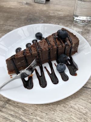 Chocolate cheesecake  at Loving Hut Pension in St Kanzian