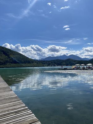 Lake at Loving Hut Pension in St Kanzian