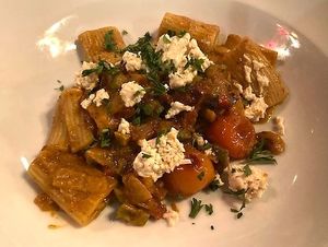 Tuscan Rigatoni at DIX Lounge in Vancouver