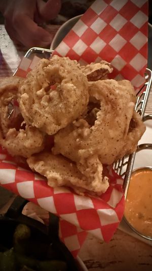 Onion rings  at DIX Lounge in Vancouver