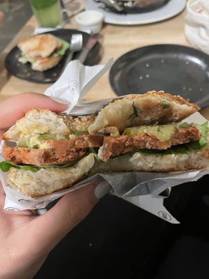 Bagel 😍  at SAM - Powisle in Warsaw