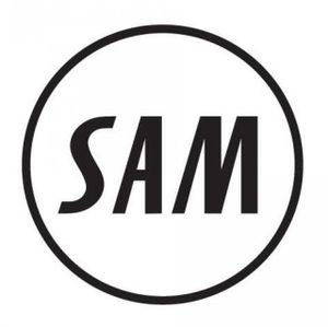 Logo at SAM - Powisle in Warsaw