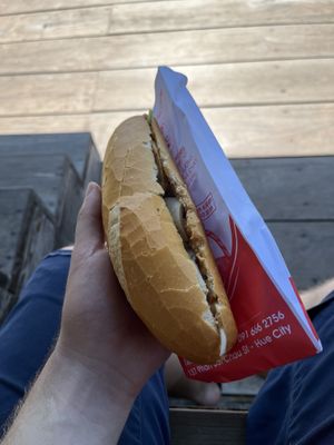   at Banh Mi Chay Tam Duc in Hue