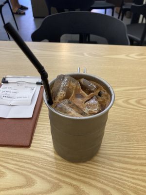 Coffee c with oat milkk  at Chan's Cafe 老陈早餐 in Ipoh