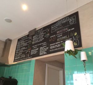 menu at Schrebergarten in Mainz