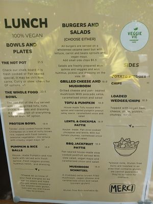 Not blurry at Veggie Vie Hahndorf in Adelaide