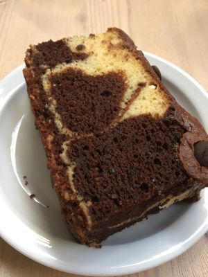Marble cake - yum!! at Centre for Alternative Technology Cafe in Machynlleth