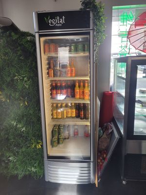 Fridge assortment, no yogurt drink like at the other locations at Vegitat Asia in Basel-stadt