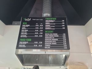 Full menu at Vegitat Asia in Basel-stadt