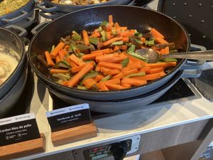 Vegetable as part of breakfast buffet  at LIM - Paprika in Lima