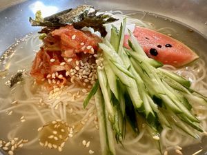 Cold Soup Noodles 冷麵  at Yachego - Sancha Work in Tokyo
