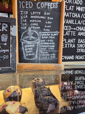 Iced Coffees, optional with plantbased milk at Jugos Juice and Coffee (Opp. Marrobbio)  in Sliema