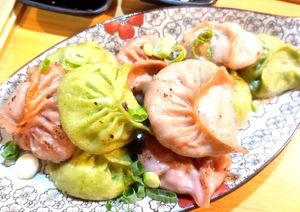 5+5 of vegan dumplings at Jin's Bistro 1140 in Wien