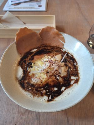 Este Ramen es de los mejores que he comido at Stope. Vegan Cafe in Kyoto