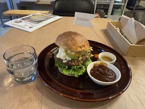   at Stope. Vegan Cafe in Kyoto