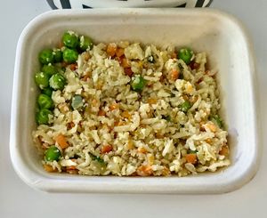 Cauliflower fried rice  at Kcal Restaurant - Motor City in Dubai