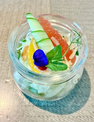 Fennel salad  at Garage Restaurant in Abu Dhabi