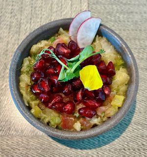 Babaganoush  at Garage Restaurant in Abu Dhabi