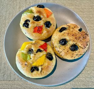 Focaccia at Garage Restaurant in Abu Dhabi