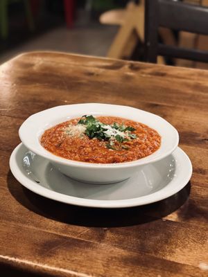 Lentil soup   at Vege Miasto in Warsaw