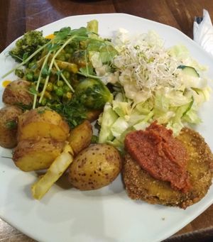 Lunch of the day at Vege Miasto in Warsaw