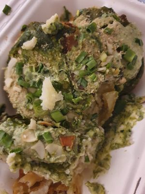 Cudaki - filled potatoes - this one is insanely good! at Vege Miasto in Warsaw