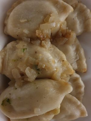 Vegan pierogi ruski (take away) at Vege Miasto in Warsaw