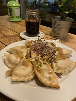 Pierogi ruskie  at Vege Miasto in Warsaw