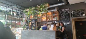 Counter at Vege Miasto in Warsaw