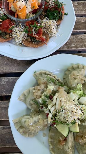 vegan food  at Vege Miasto in Warsaw