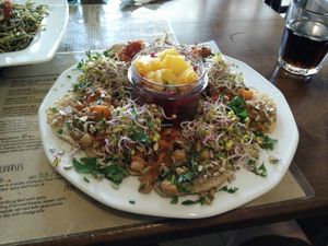 Buckwheat platter of awesome at Vege Miasto in Warsaw