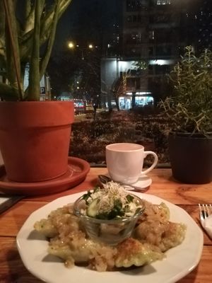 Look outside  at Vege Miasto in Warsaw