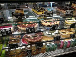 Cake counter  at Vege Miasto in Warsaw