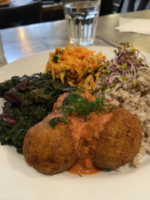 Dish of the day  at Vege Miasto in Warsaw