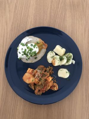 Lunch of the day (half of the portion)  at Vege Miasto in Warsaw