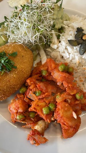 Saturday lunch main dish  at Vege Miasto in Warsaw