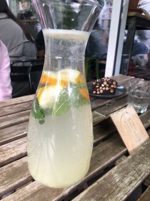 Ordered water, it was served with lemon juice   at Vege Miasto in Warsaw