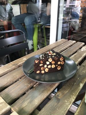 Brownie   at Vege Miasto in Warsaw