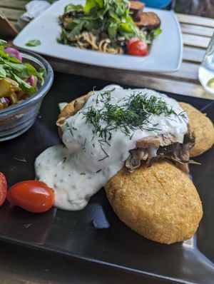 bliny at Vege Miasto in Warsaw