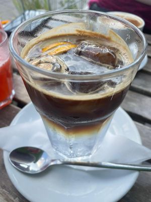 Tonic espresso at Vege Miasto in Warsaw