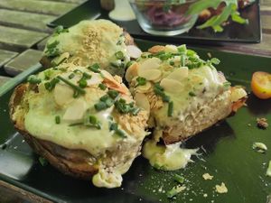 CUDAKI (stuffed potatoes) at Vege Miasto in Warsaw