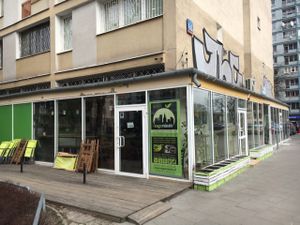 outside  at Vege Miasto in Warsaw