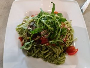 Pasta gf at Vege Miasto in Warsaw